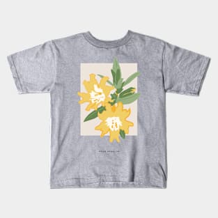 Poor Mimulus Flowers Kids T-Shirt